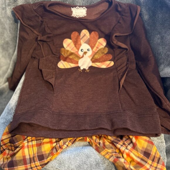 btween Thanksgiving Turkey Outfit, Like New, Size 7 - Picture 1 of 3